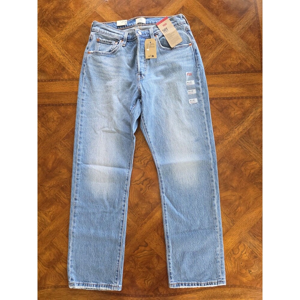 Levi's Women's 501 Curve Straight Leg Stretch Jeans - Play On Ref - 30 X 30 -NEW
